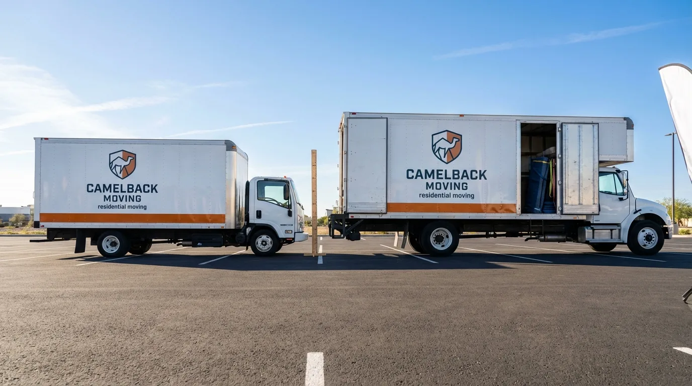 Moving truck size capacity guide in Chauncey